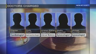 5 local doctors charged with illegally giving out controlled substances