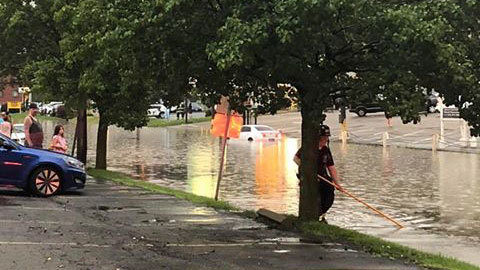 Pittsburgh Weather Extreme Flooding Slams The Area States Of Flooding In Carnegie On June 20 Courtesy Arieanna Hendricks