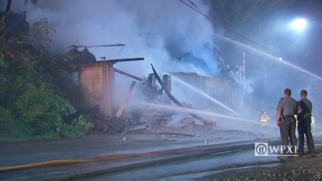 PHOTOS: Fire destroys historic Belvedere Hotel - (2/7)