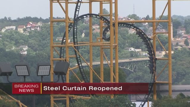 Kennywood Steel Curtain Kennywood S New Steel Curtain Coaster