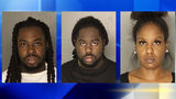 Three charged after large amount of drugs, cash seized from home, police say